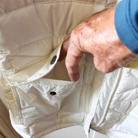 Lucy Down Puffy Jacket — Ivory - Picture 6 of 9